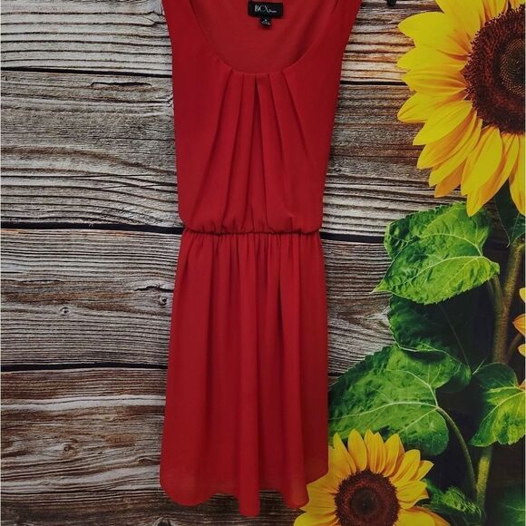 BCX Sleeveless Women's Red dress size : medium midi Pre-owned - Picture 6 of 8